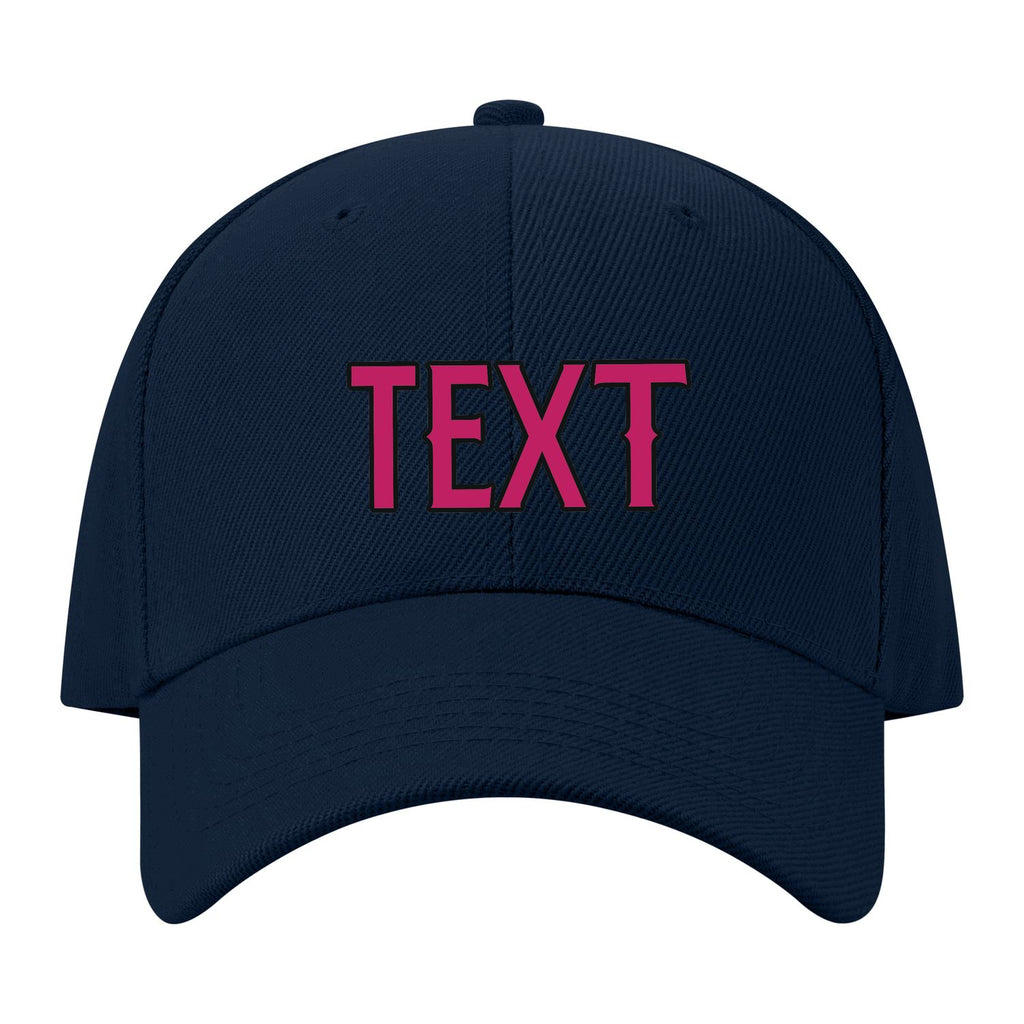 Custom Navy Light Pink Hat 09B21713