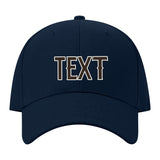 Custom Navy Black Hat