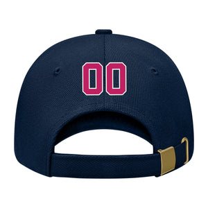 Custom Navy Light Pink Hat 09B21813