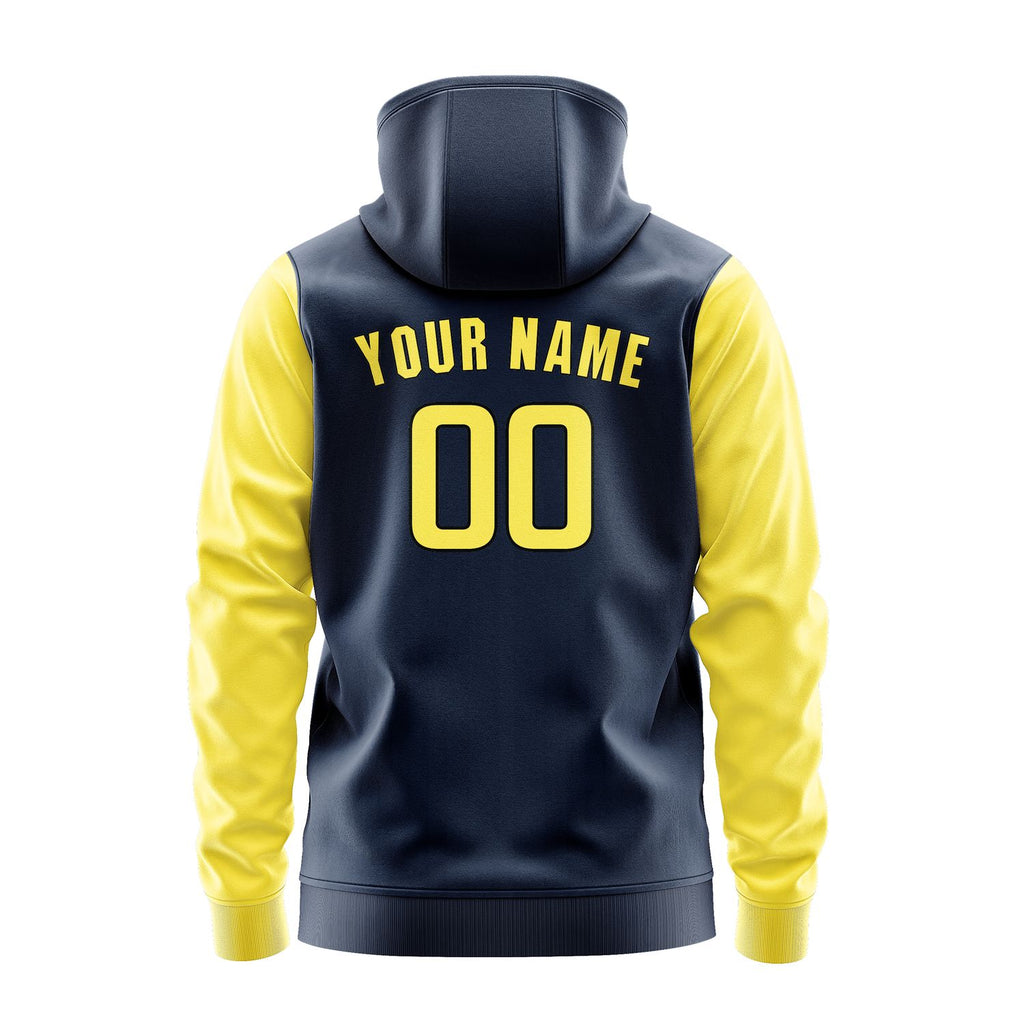 Custom Blue Light Yellow Hoodie 1010262610B31726
