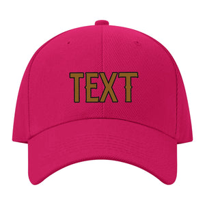 Custom Pink Dark Green Hat 10B21722