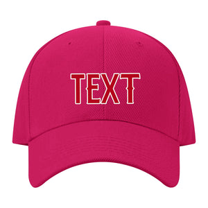 Custom Pink Crimson Red Hat 10B21814