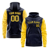 Custom Navy Gold Hoodie