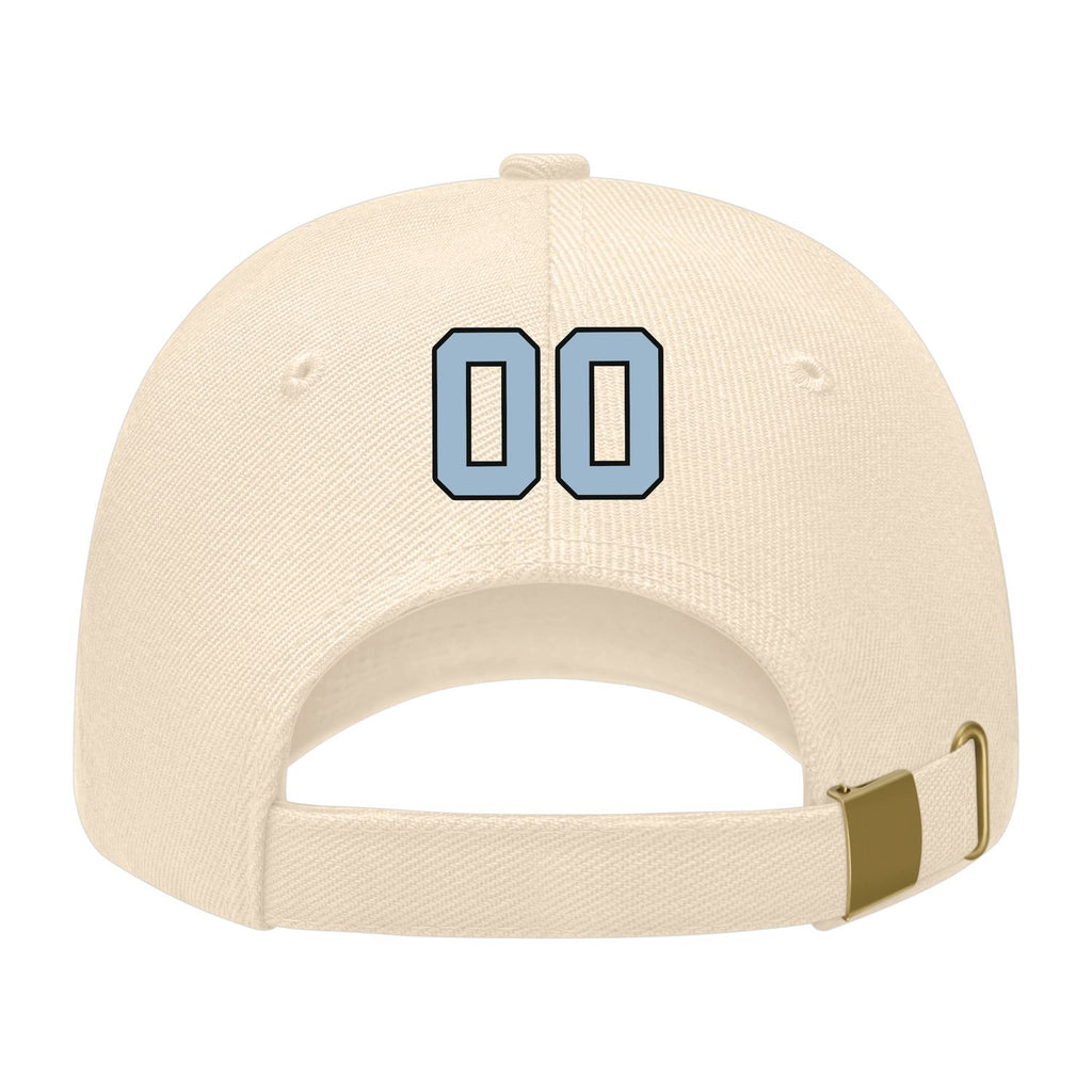 Custom Pale Peach Dark Grey Hat 11B21708