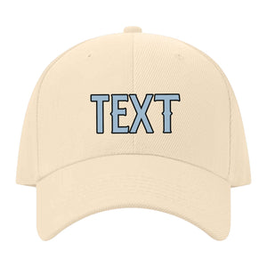 Custom Pale Peach Dark Grey Hat 11B21708