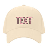 Custom Pale Peach Light Emerald Green Hat