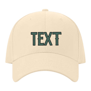 Custom Pale Peach Slate Gray Hat 11B21727