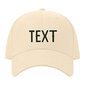 Custom Pale Peach White Hat 11B21802