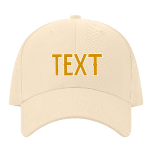 Custom Pale Peach Sky Blue Hat 11B21819