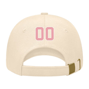 Custom Pale Peach Light Emerald Green Hat 11B21821