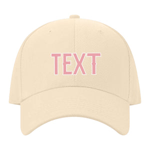 Custom Pale Peach Light Emerald Green Hat 11B21821