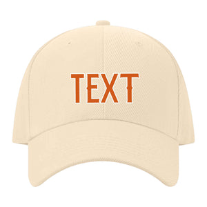 Custom Pale Peach Blue Green Hat 11B21828