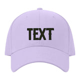 Custom Lavender Gray White Hat