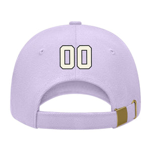 Custom Lavender Gray Light Purple Hat 12B21703