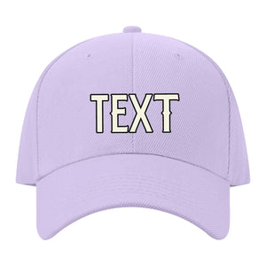 Custom Lavender Gray Light Purple Hat 12B21703