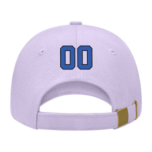 Custom Lavender Gray Navy Hat 12B21709