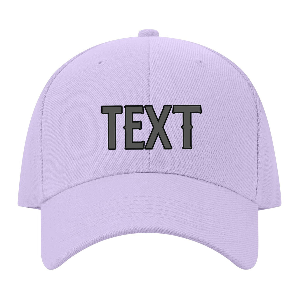 Custom Lavender Gray Orange Hat 12B21720