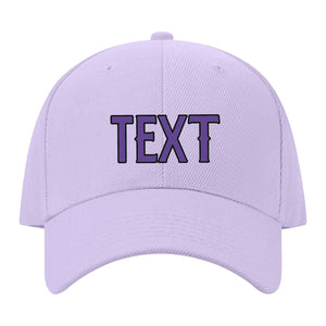 Custom Lavender Gray Yellow Hat 12B21723