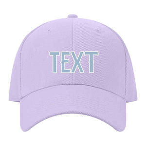 Custom Lavender Gray Dark Grey Hat 12B21808