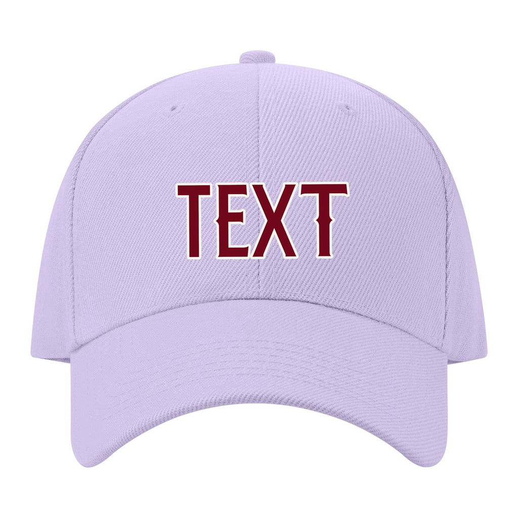 Custom Lavender Gray Khaki Hat 12B21815