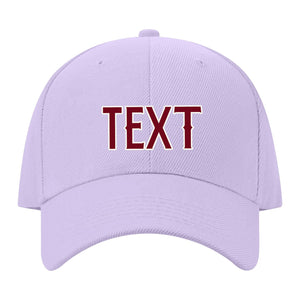 Custom Lavender Gray Khaki Hat 12B21815