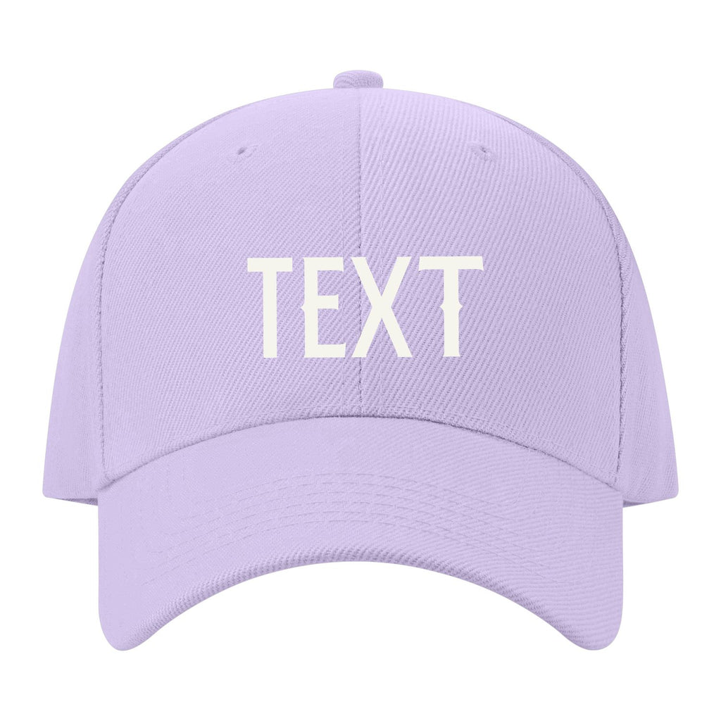 Custom Lavender Gray Pale Ice Blue Hat 12B21818