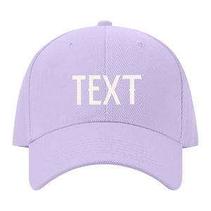 Custom Lavender Gray Pale Ice Blue Hat 12B21818