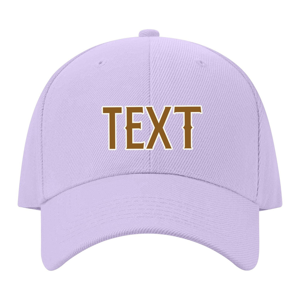 Custom Lavender Gray Dark Green Hat 12B21822
