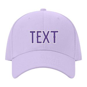 Custom Lavender Gray Yellow Hat 12B21823