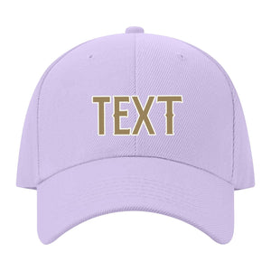 Custom Lavender Gray Goldenrod Hat 12B21825