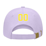 Custom Lavender Gray Light Coral Red Hat 12B21826