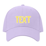 Custom Lavender Gray Light Coral Red Hat 12B21826