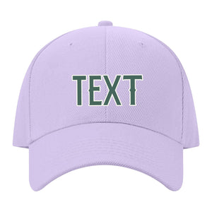 Custom Lavender Gray Slate Gray Hat 12B21827