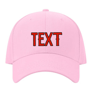 Custom Light Pink Lavender Gray Hat 13B21712