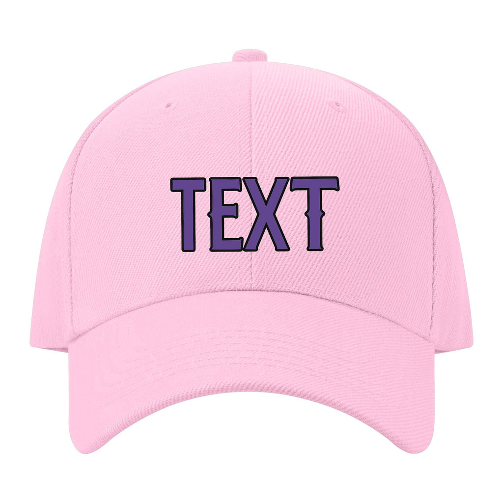 Custom Light Pink Yellow Hat 13B21723