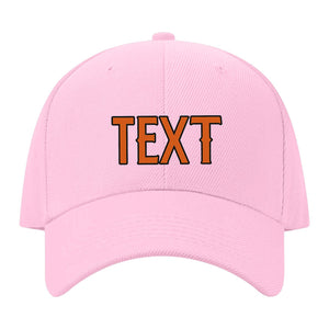 Custom Light Pink Blue Green Hat 13B21728