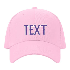 Custom Light Pink Yellow Hat 13B21823