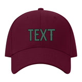 Custom Crimson Red Slate Gray Hat