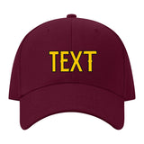 Custom Crimson Red Peach Powder Hat
