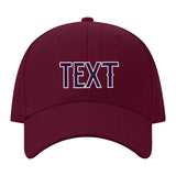 Custom Crimson Red Gray Hat