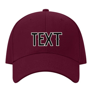 Custom Crimson Red Mocha Hat 14B21817