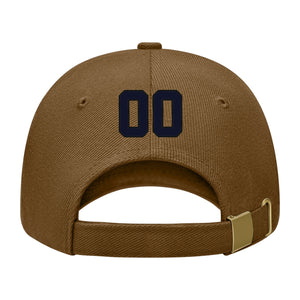 Custom Khaki Pale Peach Hat 15B21711