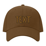 Custom Khaki Dark Green Hat