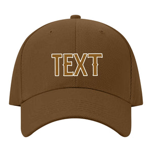 Custom Khaki Dark Green Hat 15B21822