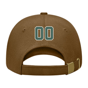 Custom Khaki Slate Gray Hat 15B21827
