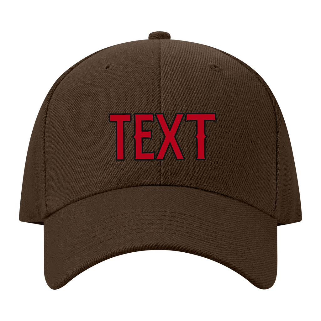 Custom Mocha Crimson Red Hat 17B21714