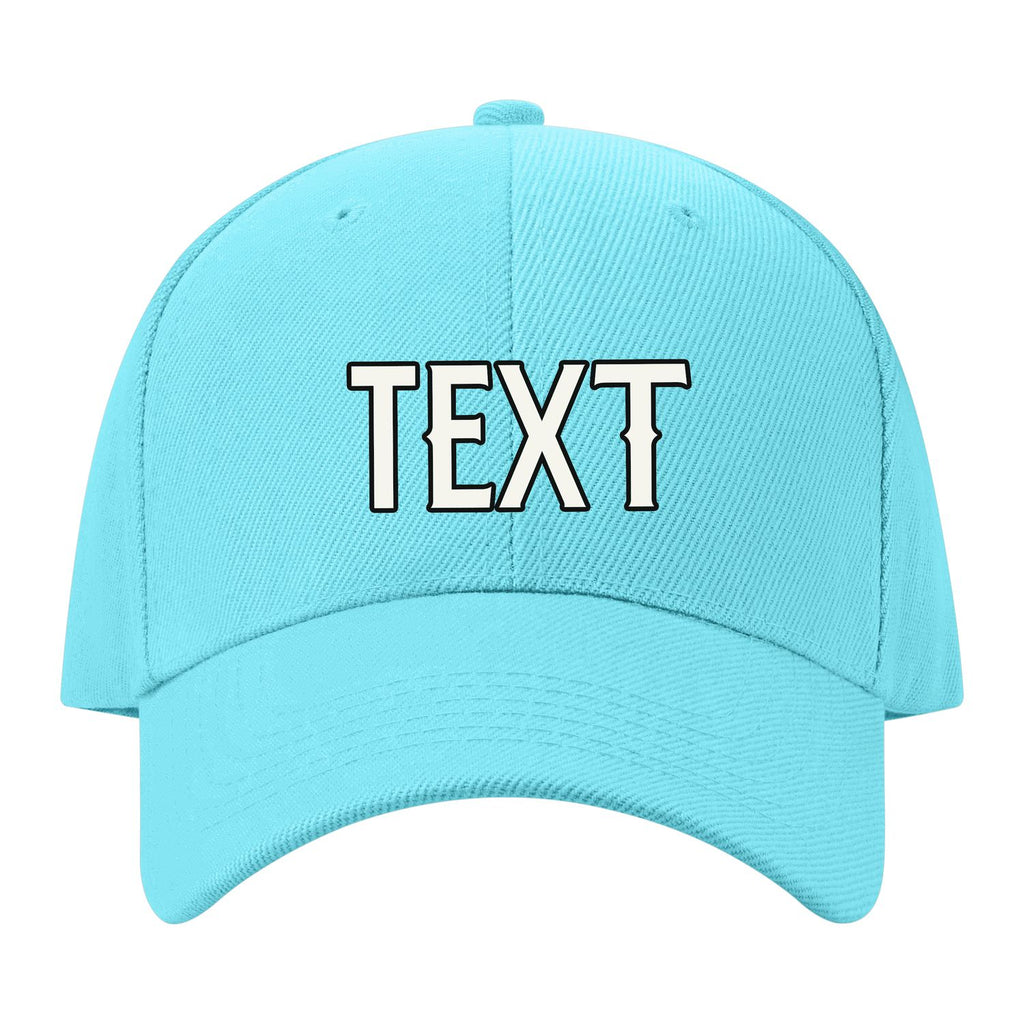 Custom Pale Ice Blue Pale Ice Blue Hat 18B21718