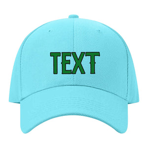 Custom Pale Ice Blue Misty Rose Hat 18B21724