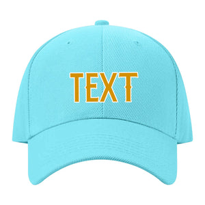 Custom Pale Ice Blue Sky Blue Hat 18B21819