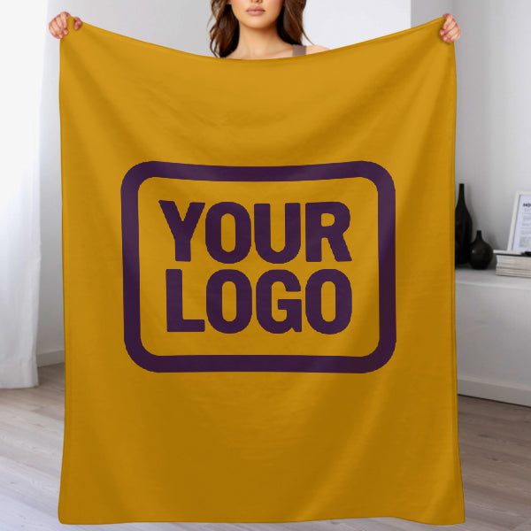 Custom Yellow Purple Blanket